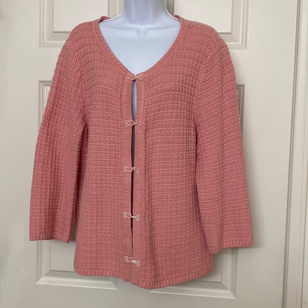 Pink cardigan